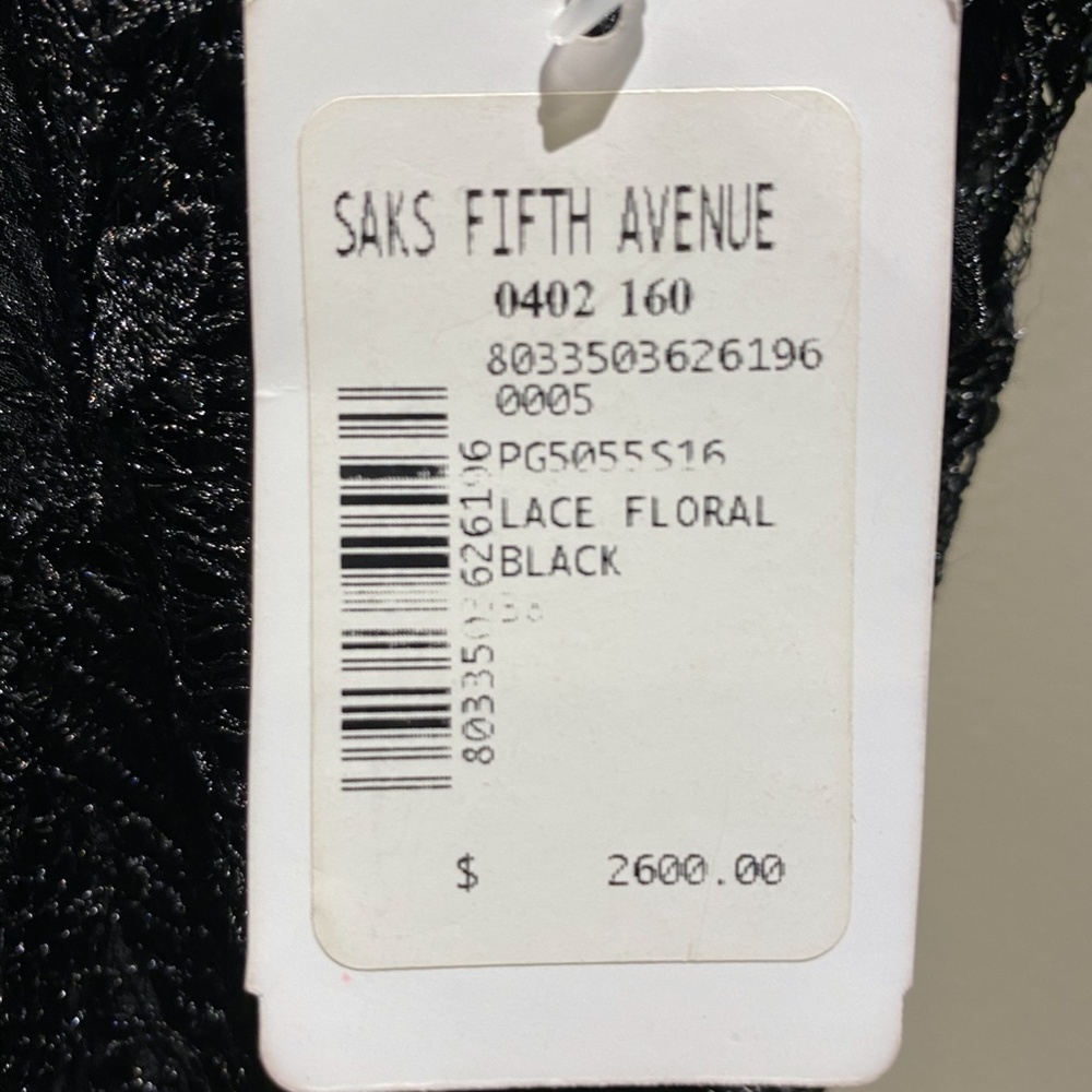 Gamba Paris Black Lace Floral Dress - Picture 5 of 8